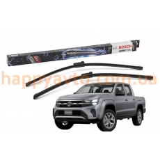 Комплект дворников на Volkswagen Amarok 2022-2026 — Bosch AeroTwin